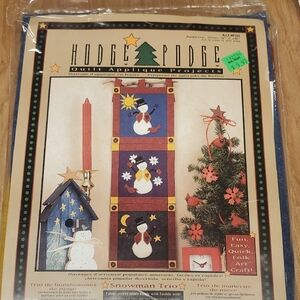 Holiday Quilt Applique Kit - Festive Multicolor Design